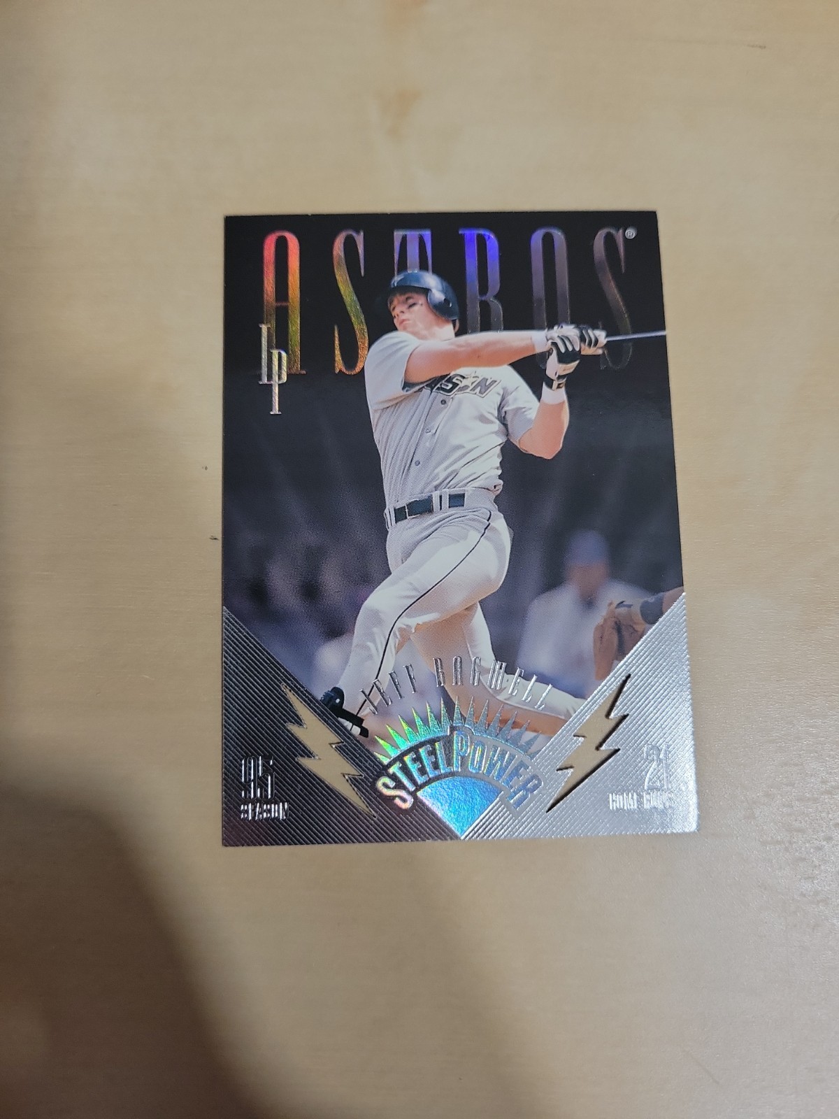 Jeff Bagwell 1996 Leaf Preferred - Steel Power Jeff Bagwell #7 3444/5000