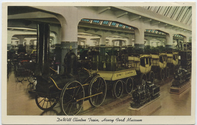 AK Dearborn Henry Ford Museum DeWitt Clinton Eisenbahn