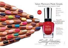 Sally Hansen Complete SALON Manicure - Nail Polish - SEASONAL Colour + FREE POST