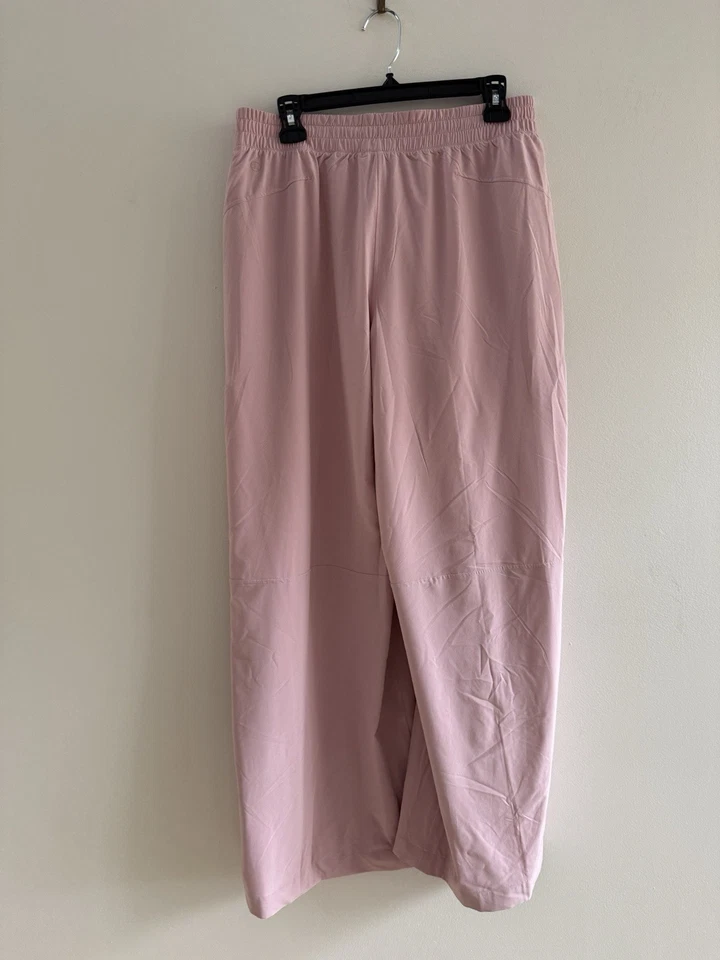 Pantalón LULULEMON Swift tiro medio forrado pierna ancha nuevo sin etiquetas, rosa, talla 10 Foto 4 de 4