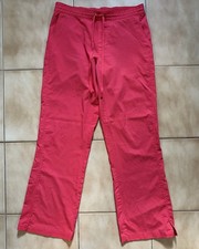 Healing Hands Purple Label Women  s Pink Medical Scrub Cargo Pants Sz M