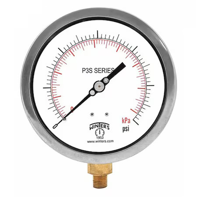 #ad Winters P3s6089 Industrial Pressure Gauge 0 To 300 Psi 6 In Dial 1 4 In Npt $68.19