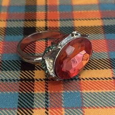 Torrid Watermelon Rhinestone Statement Cocktail Ring Pink Size 10