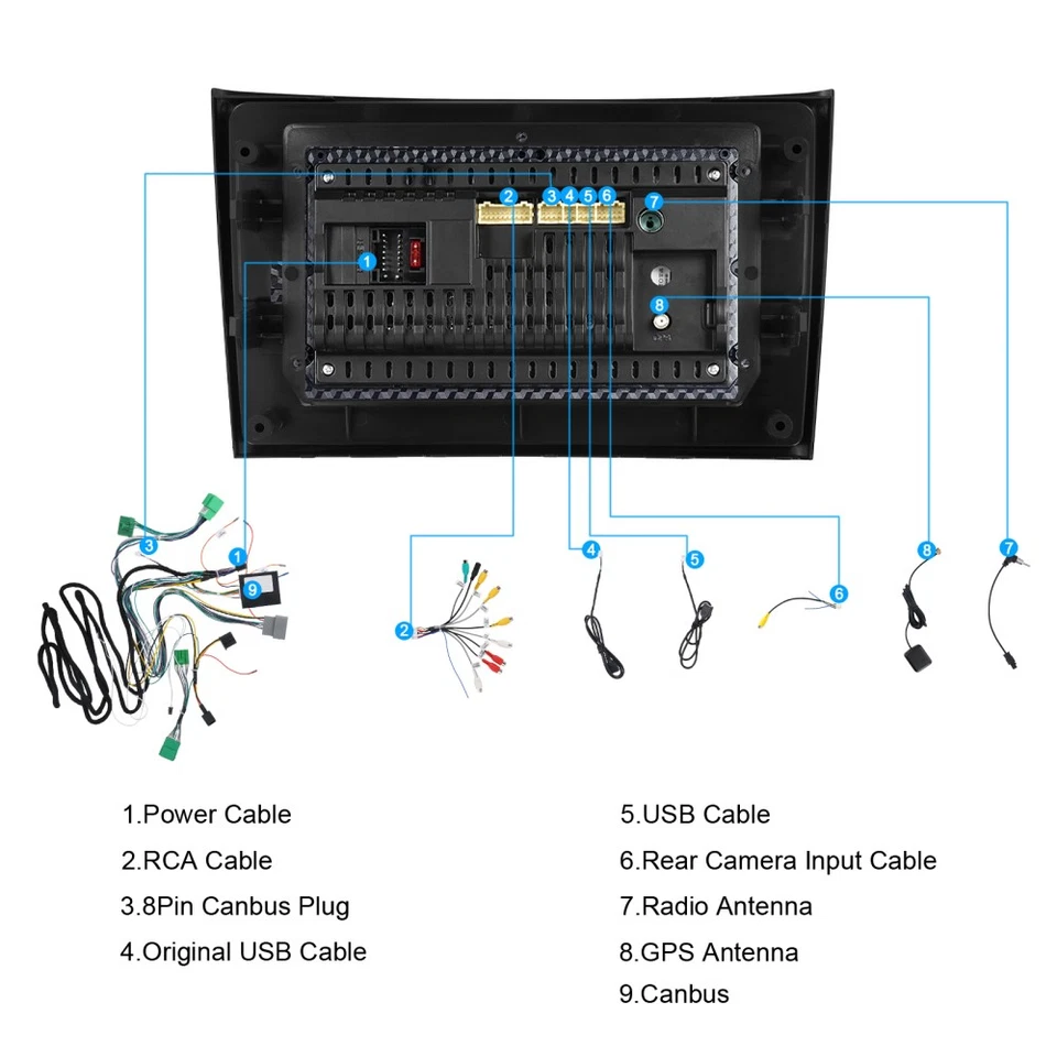 DAB+ Für Volvo XC90 2002-2014 Carplay Android 15 Autoradio Navi 4G+64GB + Kamera - Bild 4 von 4