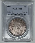 1897 Morgan Silver Dollar PCGS MS63