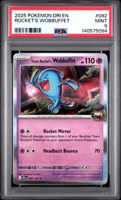 ポケモンカード 82パック レッツトあり Team Rocket's Wobbuffet 082/182 Sv10: Destined Rivals Holo for