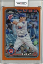 2024 Topps Chrome Seiya Suzuki Orange Refractors 15/25 Chicago Cubs