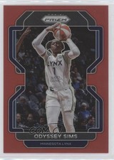 2022 Panini Prizm WNBA Red Prizm 92/199 Odyssey Sims #102 0si4