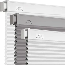 No Drill Cordless Cellular Shades Blackout 34x36