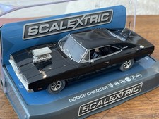Scalextric Dodge Charger Black C3936 1/32 Slot Car.