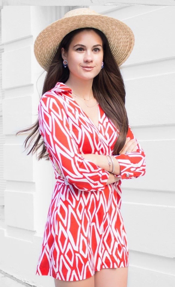 Mono Diane von Furstenberg DVF Celeste 100 % seda talla 4 Foto 2 de 4