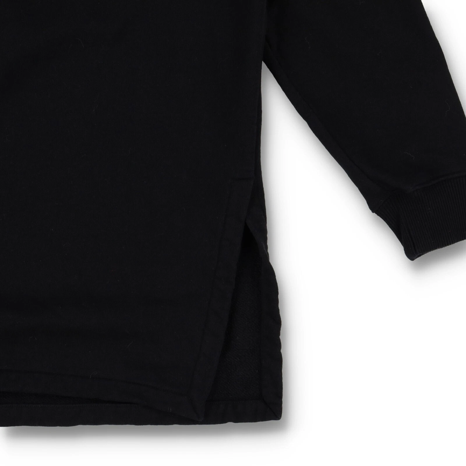 Abito Felpa Off White Nero Floreale Ricamato Frecce Taglia S Prezzo di listino $790