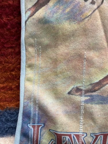 Camiseta vaquera vintage Levi's azul todo el oeste años 70 blanca pestaña occidental - Imagen 17 de 20