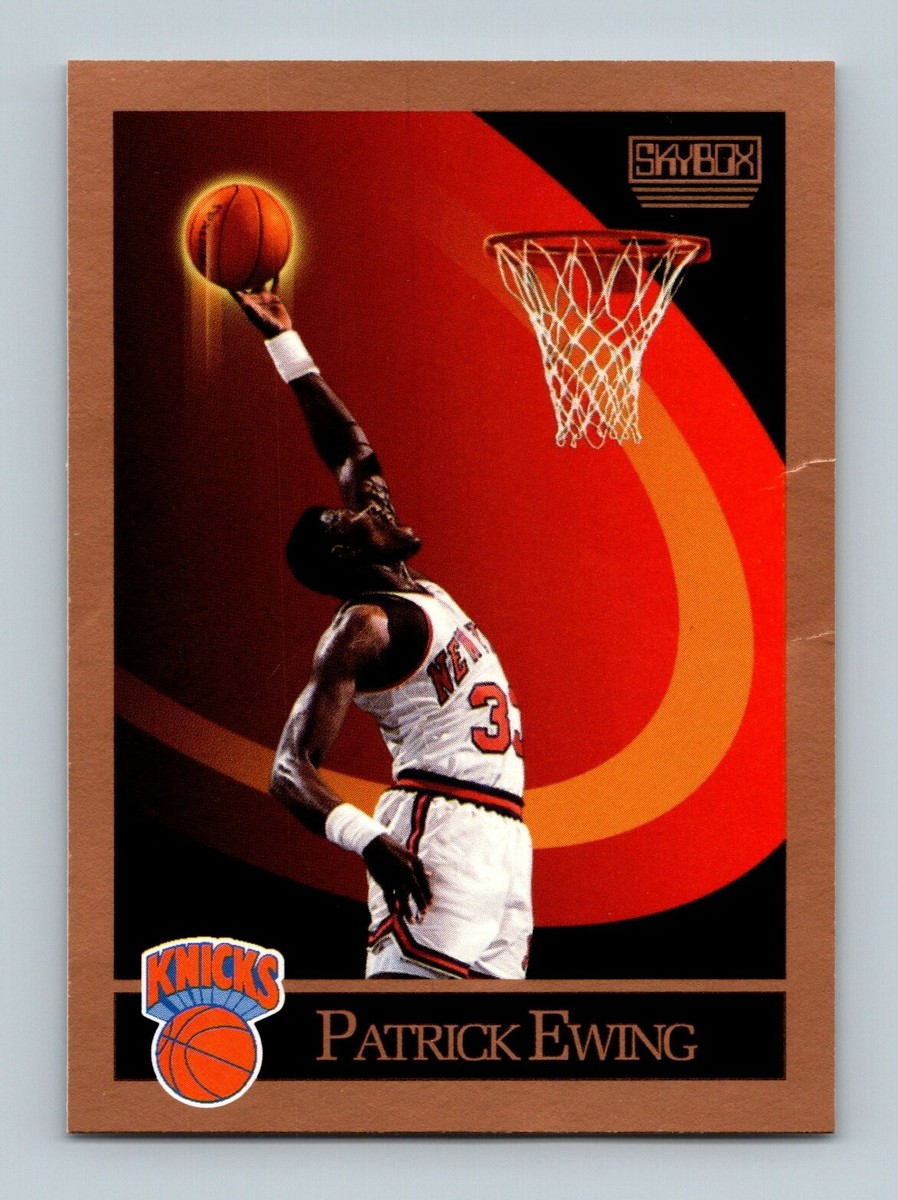 1990 Skybox Basketball Card #187 Patrick Ewing New York