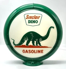 SINCLAIR DINO "Wrinkly" 13.5" Gas Pump Globe SHIPS FULLY ASSEMBLED! MADE IN USA 