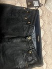 NWT Roberto cavalli jeans Women 44 Stretch Wax Coat Skinny animal print leopard — photo 4