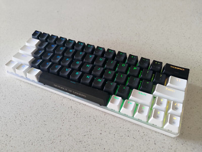 HUOJI CQ63 Mechanical Wireless/Wired Gaming Keyboard Bluetooth 5.0 RGB PC