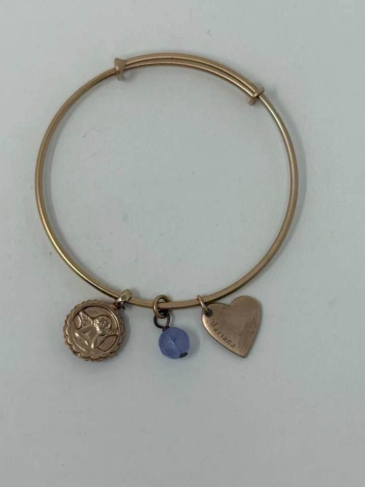 Mariana 守护天使手链 施华洛世奇 水晶 心形吊饰 扩展 金顿 — 第 4/4 张图片