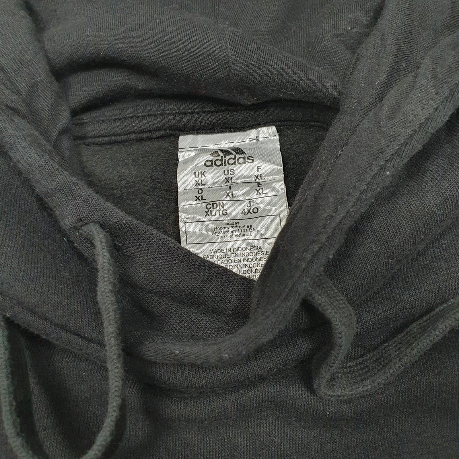 ADIDAS Hoodie Cotton Jumper Sweatshirt Mens XL image 2