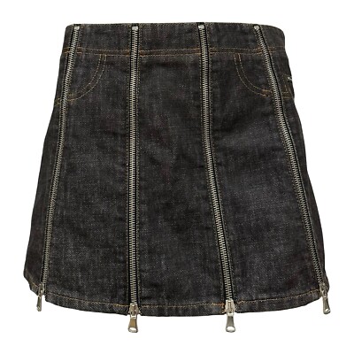 D&G Spring Summer 2003 Zipper Panel Denim Mini Skirt | eBay