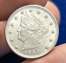1893 Liberty Head "V" Nickel