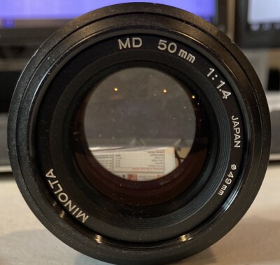 ミノルタMD５０mmF1.4 MINOLTA 50mm F1.4 MF Standard Lens For MD Mount made in JAPAN | eBay