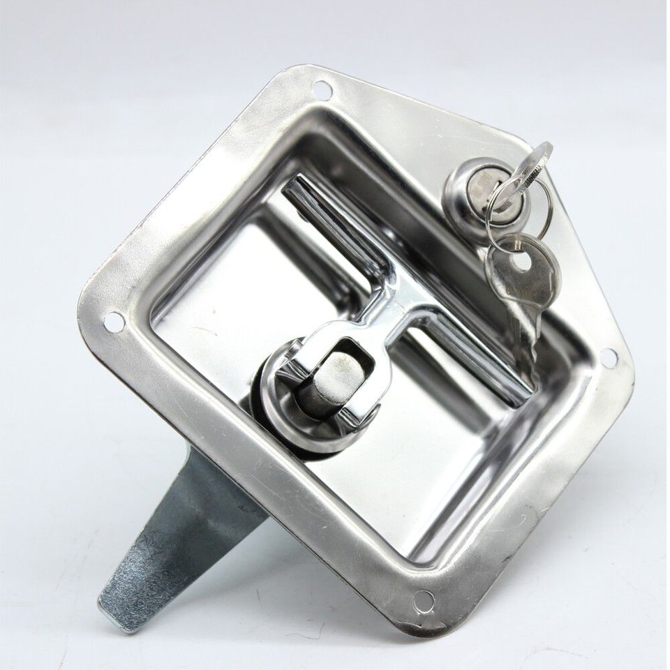 4 Pack Thandle Tool Box Lock Latch Handle Truck Trailer Stainless