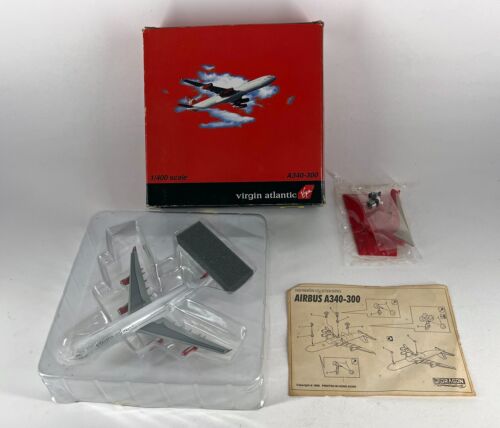 Dragon Wings Virgin Atlantic Airbus A340-300 Diecast 1:400 Airplane #55081-03 - Picture 1 of 5