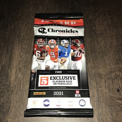 21 Panini Chronicles Football Draft Picks-(1) 15 Card Factory Sealed Value Pack