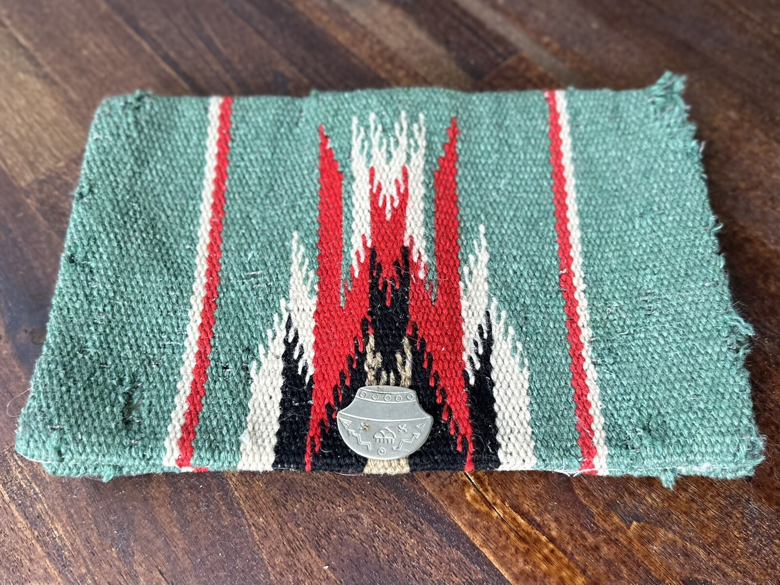 RARE 1930s Handwoven Chimayo Clutch Purse