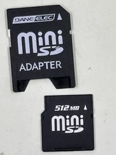 Dane-Elec Micro SD Adapter With 512 MB Micro SD