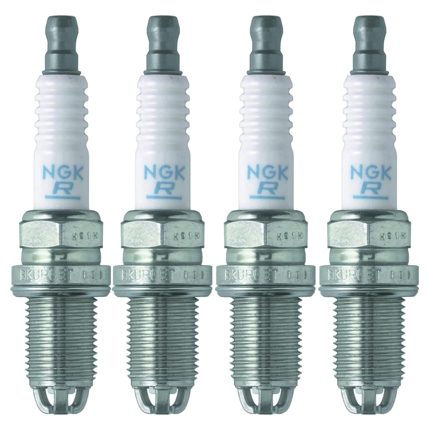 NGK Standard Spark Plug Set 4 Pieces 5496 For VW Golf Jetta Passat Scirocco L4