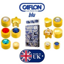 CAFLON 24 CT G/PLATED MIXED GENERAL ASSORTED EAR PIERCING STUDS HYPOALLERGENIC