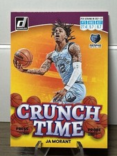 2022-23 DONRUSS BASKETBALL JA MORANT SP CRUNCH TIME PURPLE PRESS PROOF NICE!!