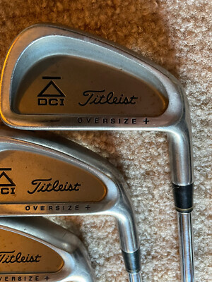 Titleist DCI Oversize Plus+Iron Set 3-9, Steel Tri Spec R Shaft