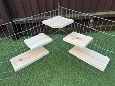 ( Pack of 5) Deep Shelves For Chinchilla/ Degu / Parrots/ Rats / Small Animals