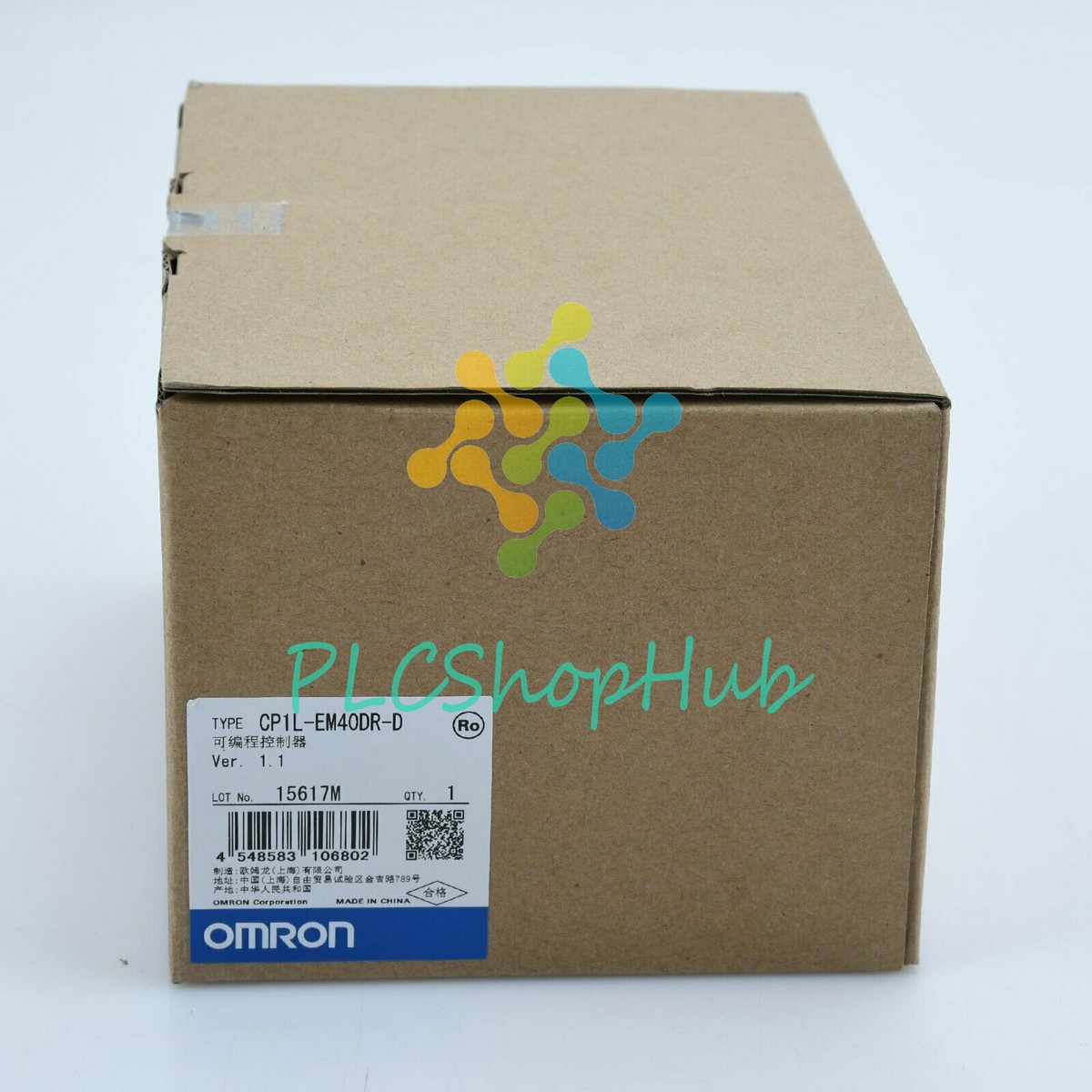 Genuine Omron PLC CP1L-EM40DR-D – 1 Piece, New & Fast Shipping