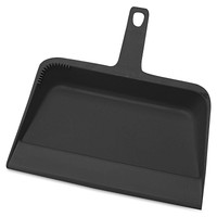 Genuine Joe Dust Pan Heavy-duty Plastic 12 Black 02406 Genuine Joe Dust Pan Heavy-duty Plastic 12 Black 02406