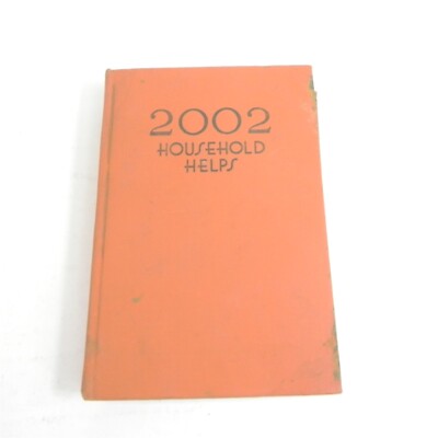 VINTAGE 1941 2002 HOUSEHOLD HELPS HARDCOVER BOOK BY JANET MYERS TOWER BOOKS