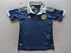 Scotland National Team adidas 2011 2012 Home Jersey Boys Size XS Blue Shirt