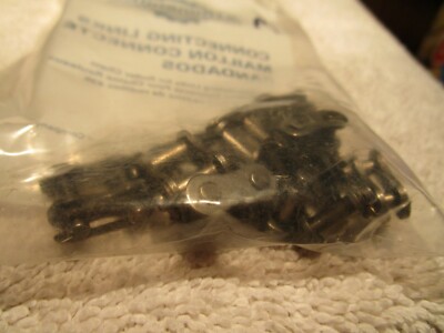 (10) Stronghold  #35 Single Strand 0.375'' Pitch Steel Cottered Offset Link