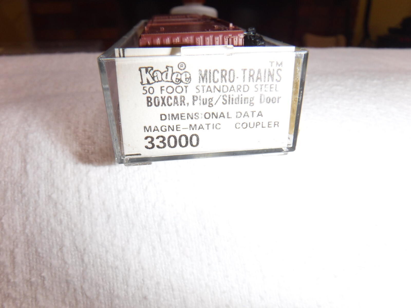 N Scale Kadee Micro-Trains MTL 33000 50' Dimensional Data Plug& Sliding Door Car