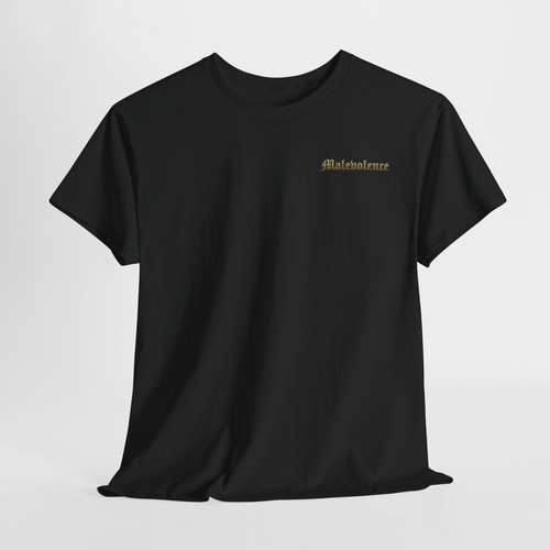 Malevolence Grim Reaper with Scythe Halloween Gothic Style T-Shirt - Picture 8 of 20