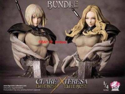 Figurama Claymore Clare Teresa 1/4 Bust   Two. Figures Model Toys Statue Resin