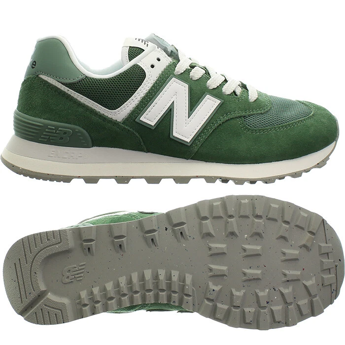 New Balance ML574 Grün Weiß Herren Jungen Sneakers Freizeitschuhe Low-Top NEU