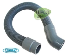 DRAIN HOSE, TENNANT T300, T300e SCRUBBERS, 21" L, 1.50 END CUFFS, 1222591