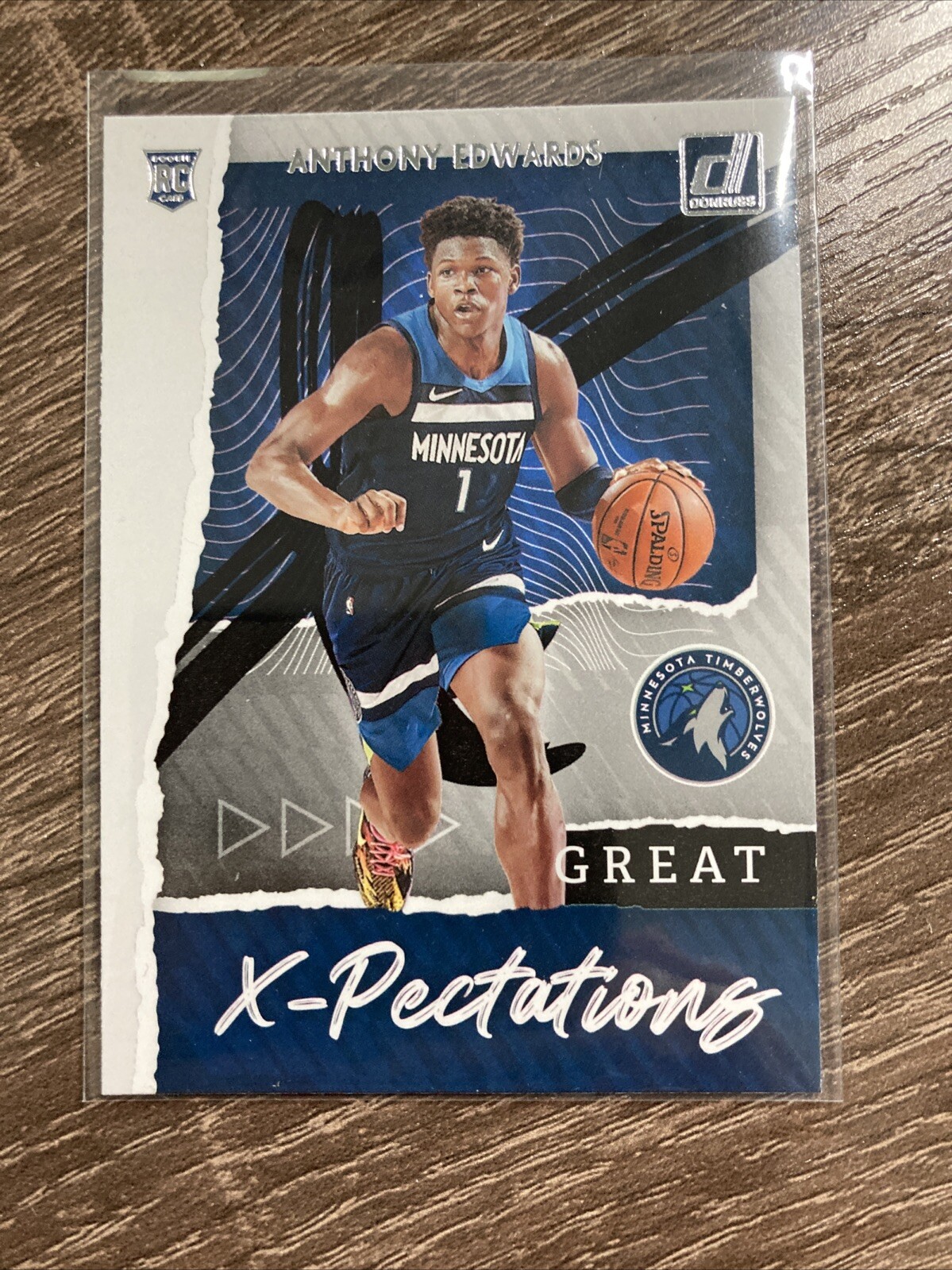 2020-21 Donruss Anthony Edwards Great X-Pectations Rookie #1 HOT Timberwolves