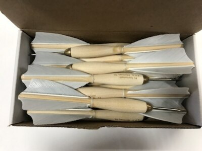ProDart SIZE #1 - Wooden Barrel 12pc Box-Steel Tip