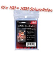 Ultra Pro Karten HüLlen Card Sleeves Tcg FüR Pokemon Mtg HüLle 1000 SchutzhüLlen