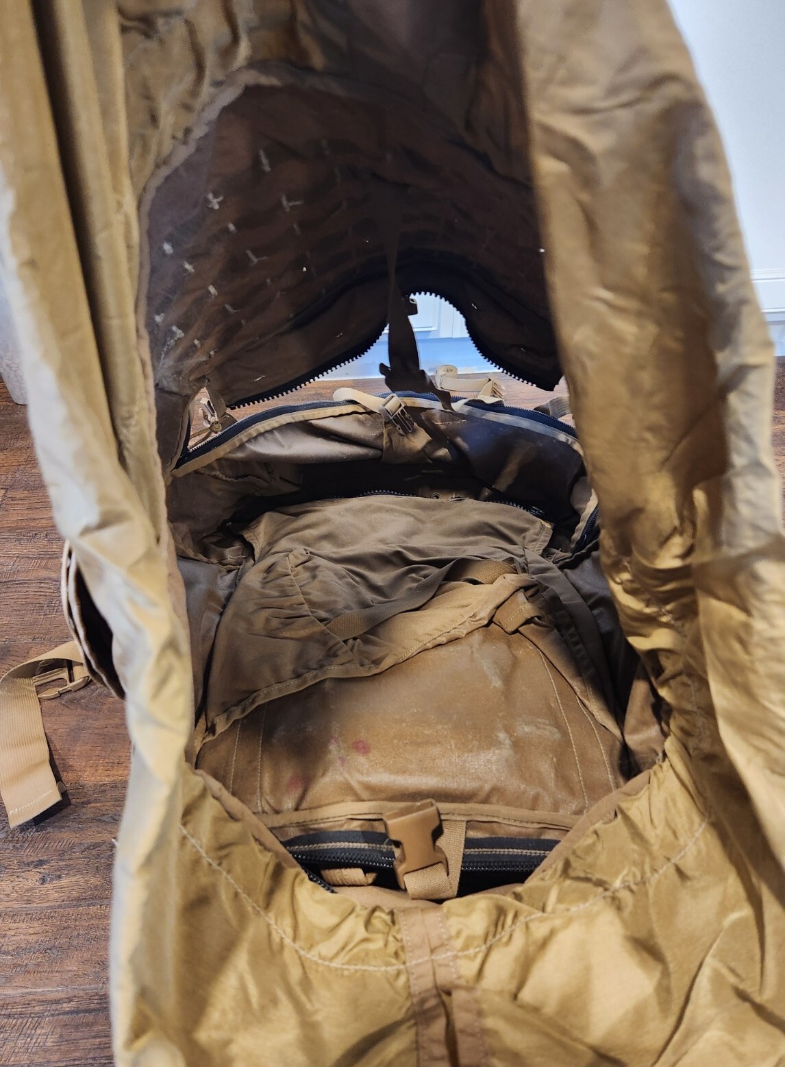 USMC Main Pack Complete, Eagle Brand FILBE, Coyote Brown, w/Frame